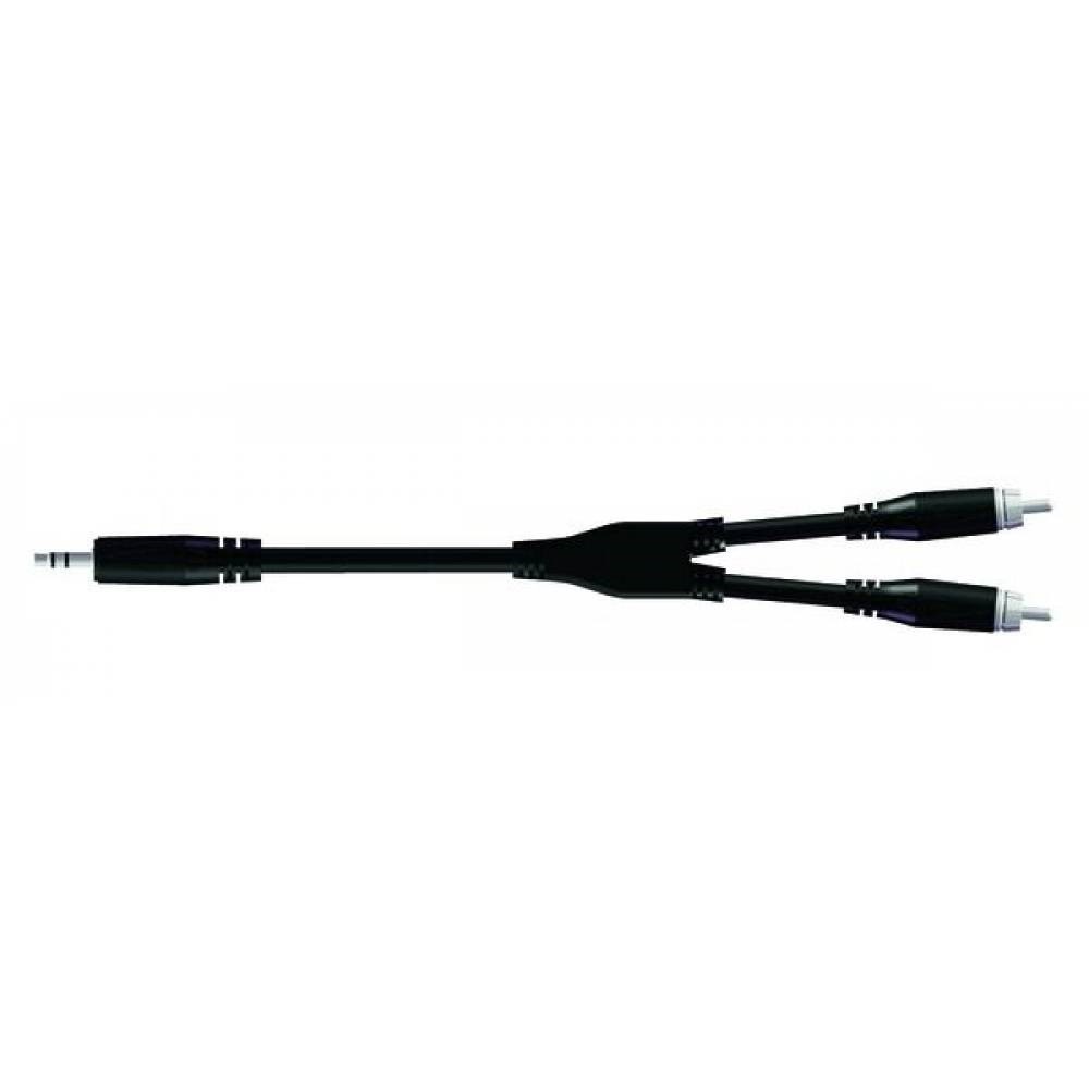 EXTENSAO JACK 3.5 STEREO / 2xRCA PROEL 3MTS