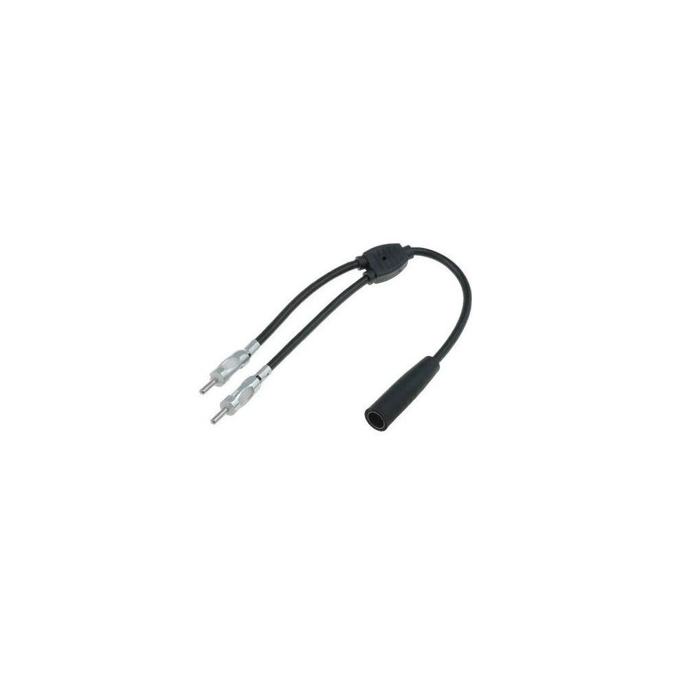 ADAPTADOR DE ANTENA DIN MACHO PARA 2 DIN FEMEA COM CABO
