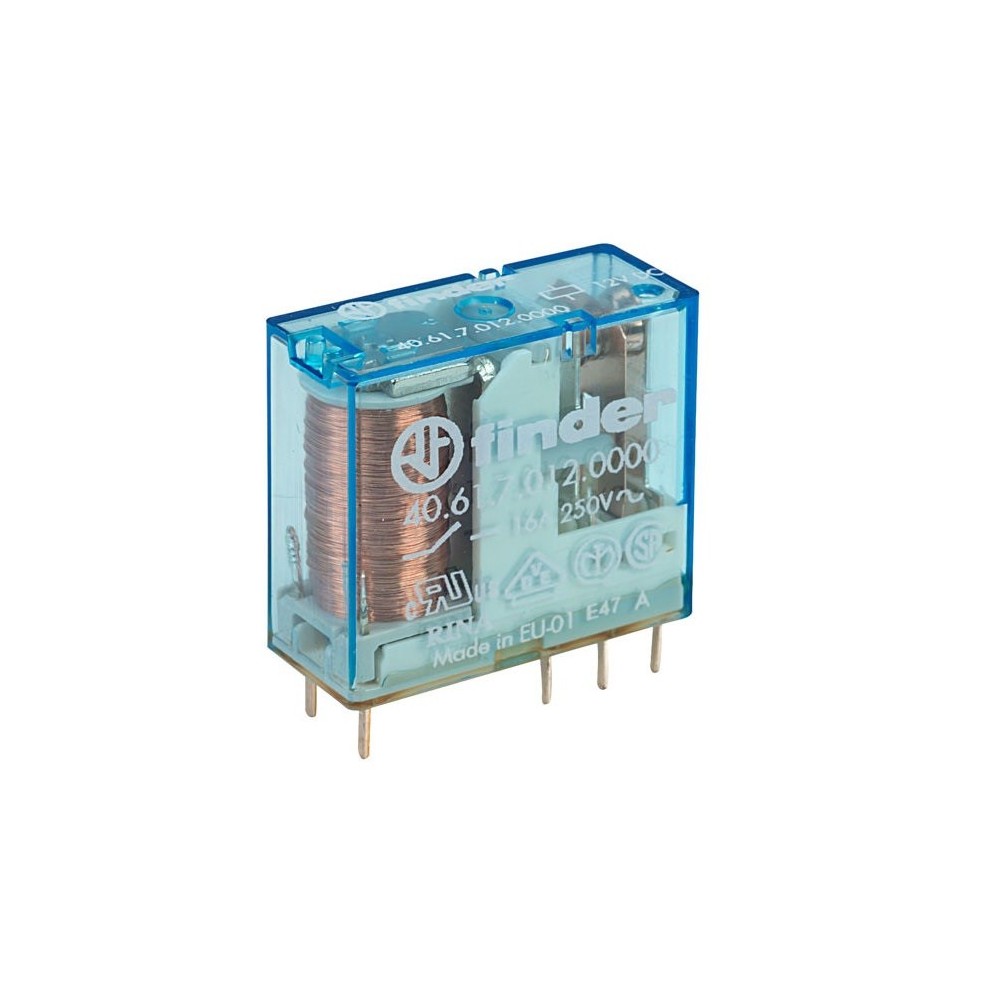 RELE FINDER 12VDC 16A 1 INV. (R5mm)