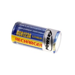 BATERIA LITIO RECARREGAVEL RCR123A 3V 500mAH