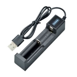 CARREGADOR BATERIAS 18650 / 16340 / 14500 / 10400 / 26650