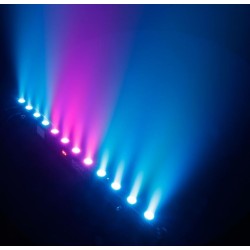 BARRA LEDS RGB 12X3W COM COMANDO CAMEO