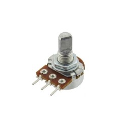 POTENCIOMETRO METAL AXIAL VOLTA UNICA 500K