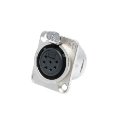 FICHA XLR FEMEA 7P PAINEL NEUTRIK
