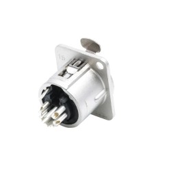 FICHA XLR FEMEA 7P PAINEL NEUTRIK