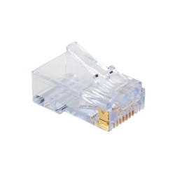 FICHA TELEFONE RJ45  8P COM GUIA