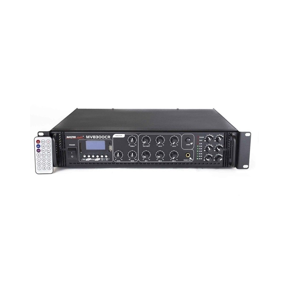 MASTER AUDIO MV8300CA AMPLIFICADOR USB BT 4OHM 100V 350W