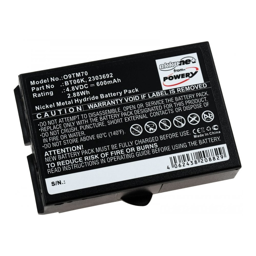 BATERIA PARA COMANDO GRUA IKUSI T702 BT06K