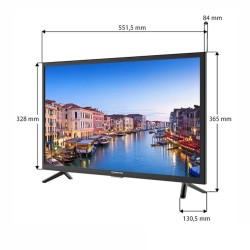 TV LED 24" HD HDMI USB 230V / 12V MANTA