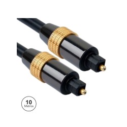 CABO FIBRA OTICA TOSLINK MACHO-MACHO 10MTS