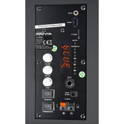 COLUNA AMPLIFICADA 8" USB BT SD AUX FM MANTA