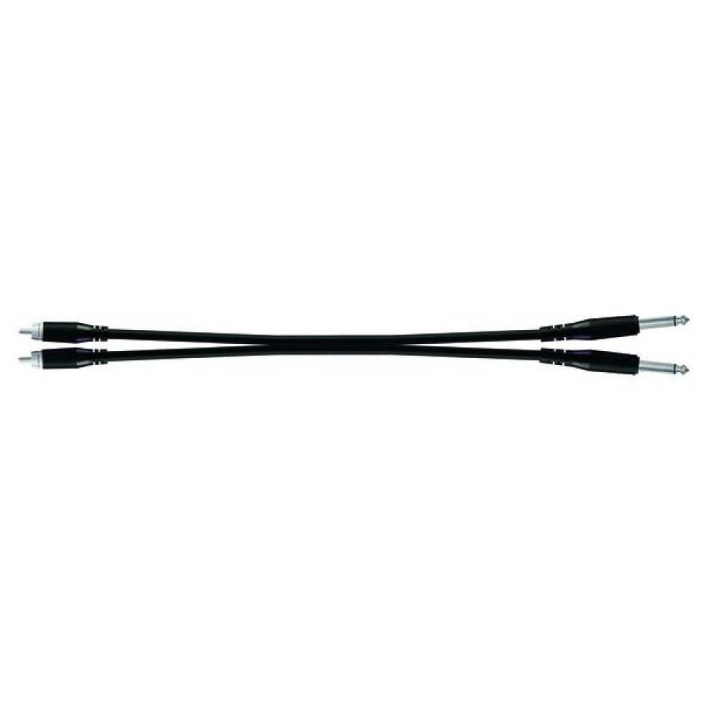 EXTENSAO 2 RCA MACHO / 2xJACK 6.3 MACHO 1.8MT