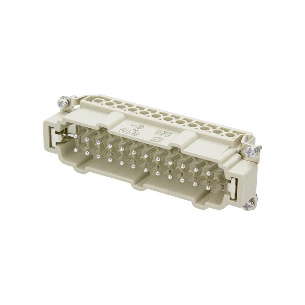 FICHA HDC MACHO HAN E 24+PE PINOS HARTING