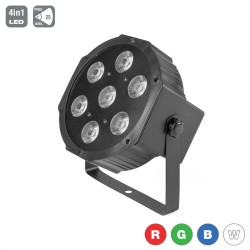 LED PAR FLAT 7X10W RGBW