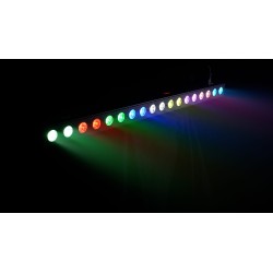 BARRA LEDS RGBW 18X4W PIXEL 8-76CH DMX
