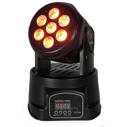 MOVING HEAD WASH LED 7X10W RGBW