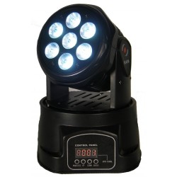 MOVING HEAD WASH LED 7X10W RGBW