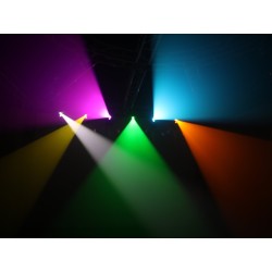 SCANNER LED 100W COM PRISMA E FOCO MOTORIZADO EUROLITE