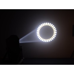 SCANNER LED 100W COM PRISMA E FOCO MOTORIZADO EUROLITE