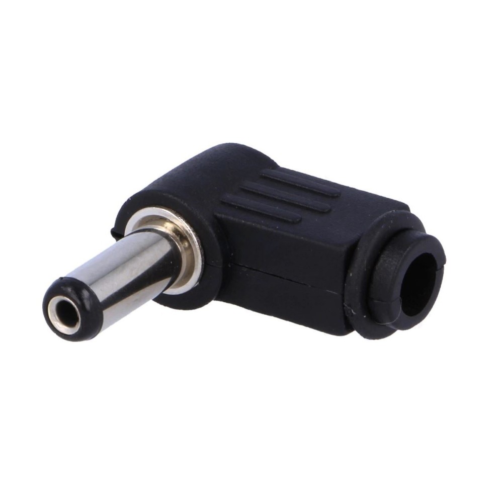 FICHA DC 2.1mm MACHO CURVA EXTENSAO 14MM