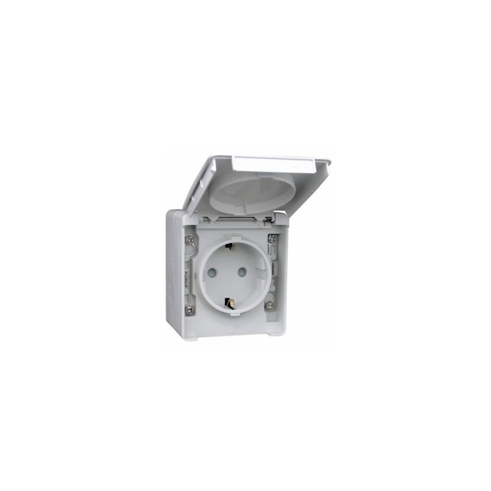 TOMADA SCHUKO EXTERIOR ESTANQUE 10A 250V