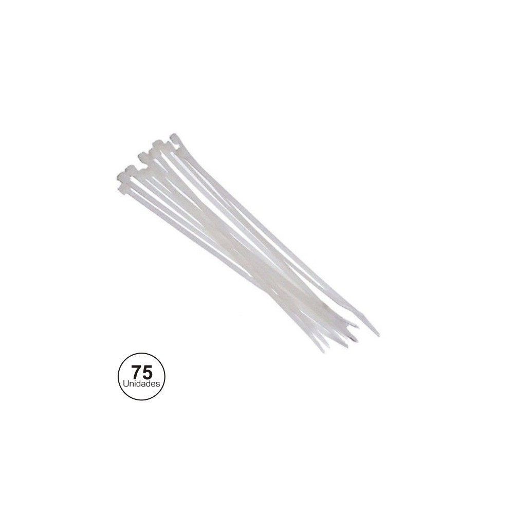 PACK 75 ABRACADEIRAS SERRILHA (2.5x100; 3.6x140; 3.6x200)