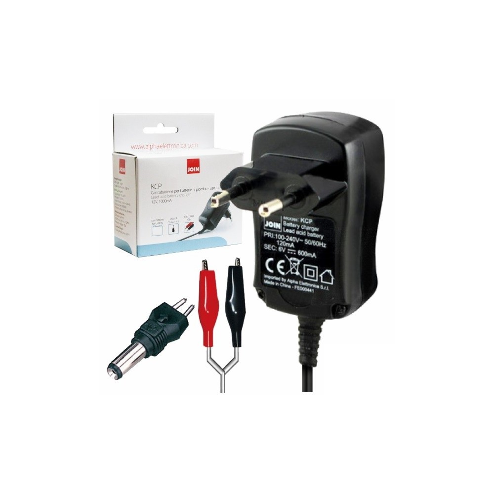 CARREGADOR BATERIAS CHUMBO 12V 1A