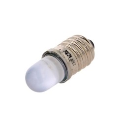 LAMPADA LED E10 230VAC BRANCO