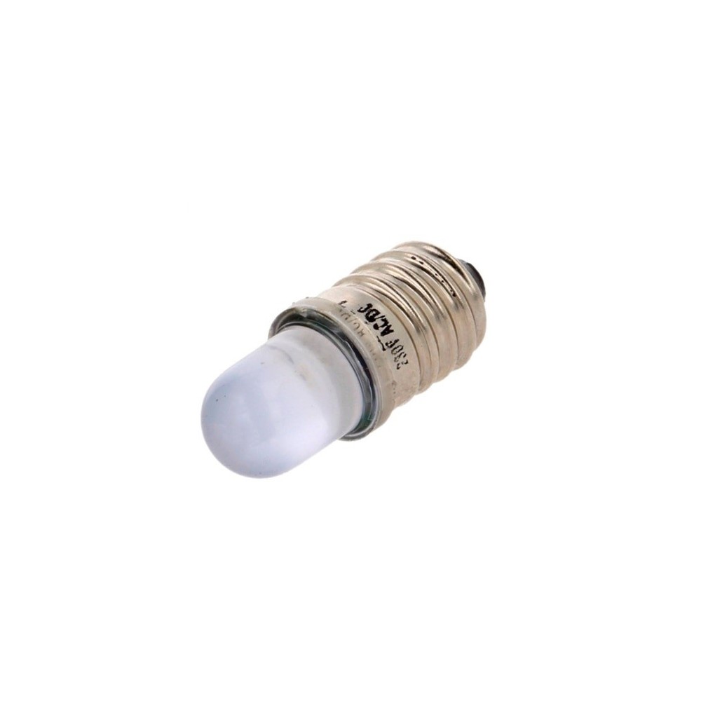 LAMPADA LED E10 230VAC BRANCO