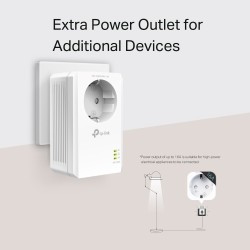 TP-LINK TL-PA7017P KIT POWERLINE EM TOMADA 1GBps
