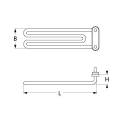 RESISTENCIA CUBA 2700W   DIHR