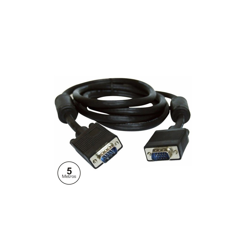 EXTENSAO VGA 15P MACHO / MACHO 5MTS