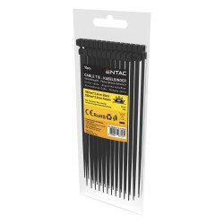 ABRACADEIRAS NYLON 100x3.6mm PRETAS (PACK 50)