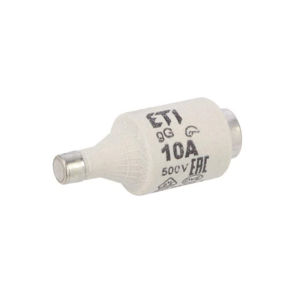 FUSIVEL CERAMICO INDUSTRIAL gG DII 10A 500VAC