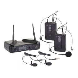 EIKON WM300DH SISTEMA MICRO SEM FIOS DUPLO HEADSET+LAPELA