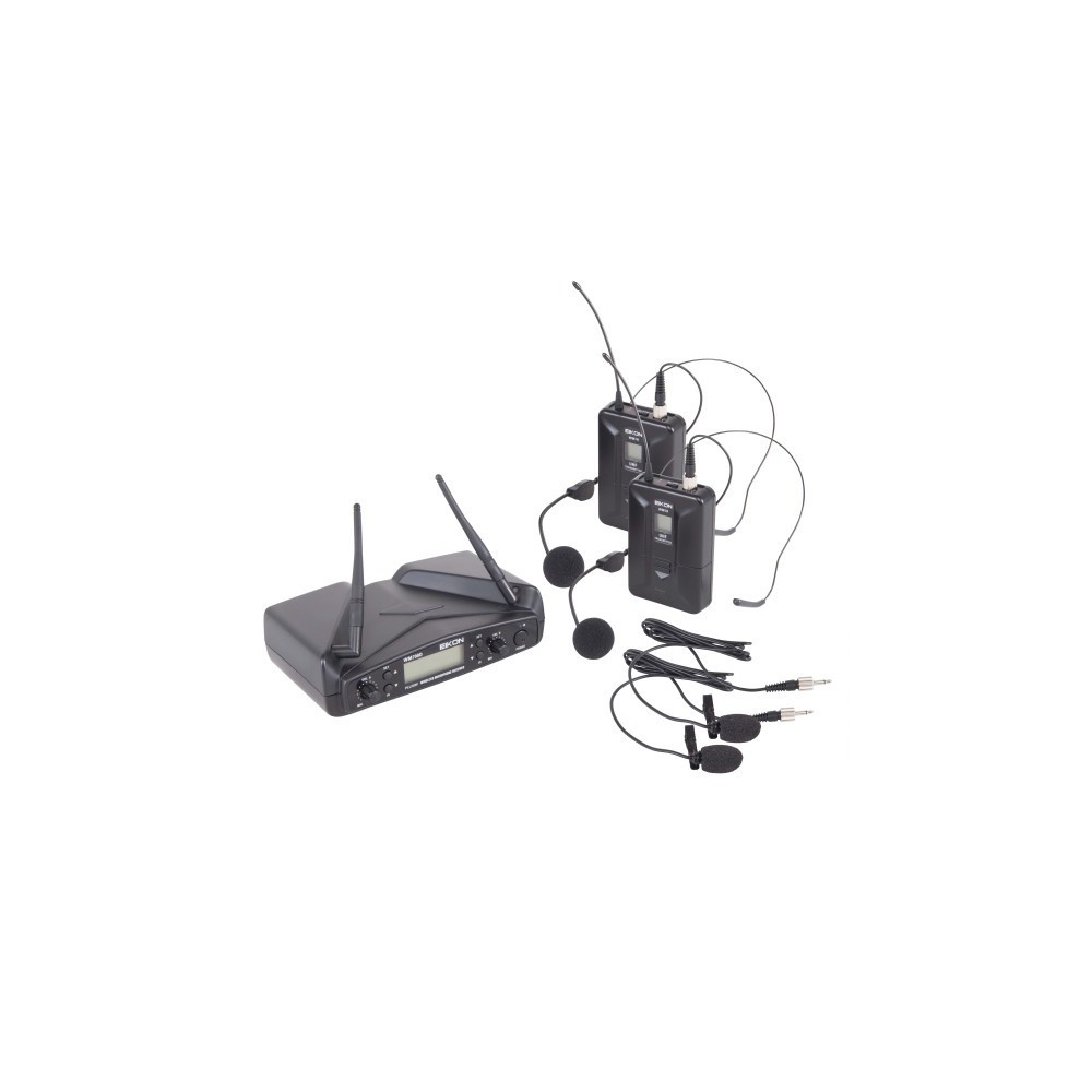 EIKON WM700DHA SISTEMA MICRO SEM FIOS DUPLO HEADSET+LAPELA MULTiF. PLL