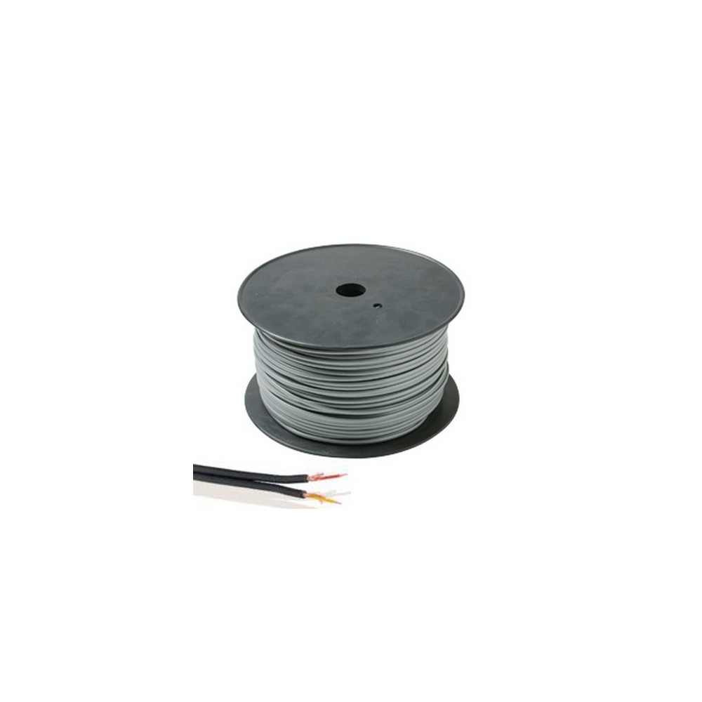 CABO AUDIO PARALELO 2 CONDUTORES + 2 MALHAS 2x3.2mm
