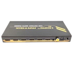 COMUTADOR HDMI 4 x 2 + AUDIO