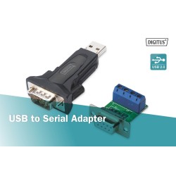 ADAPTADOR USB-RS485 / SUB-D 9p / USB-A 2.0