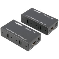 RECEPTOR E TRANSMISSOR HDMI VIA RJ45 60MT