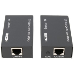 RECEPTOR E TRANSMISSOR HDMI VIA RJ45 60MT