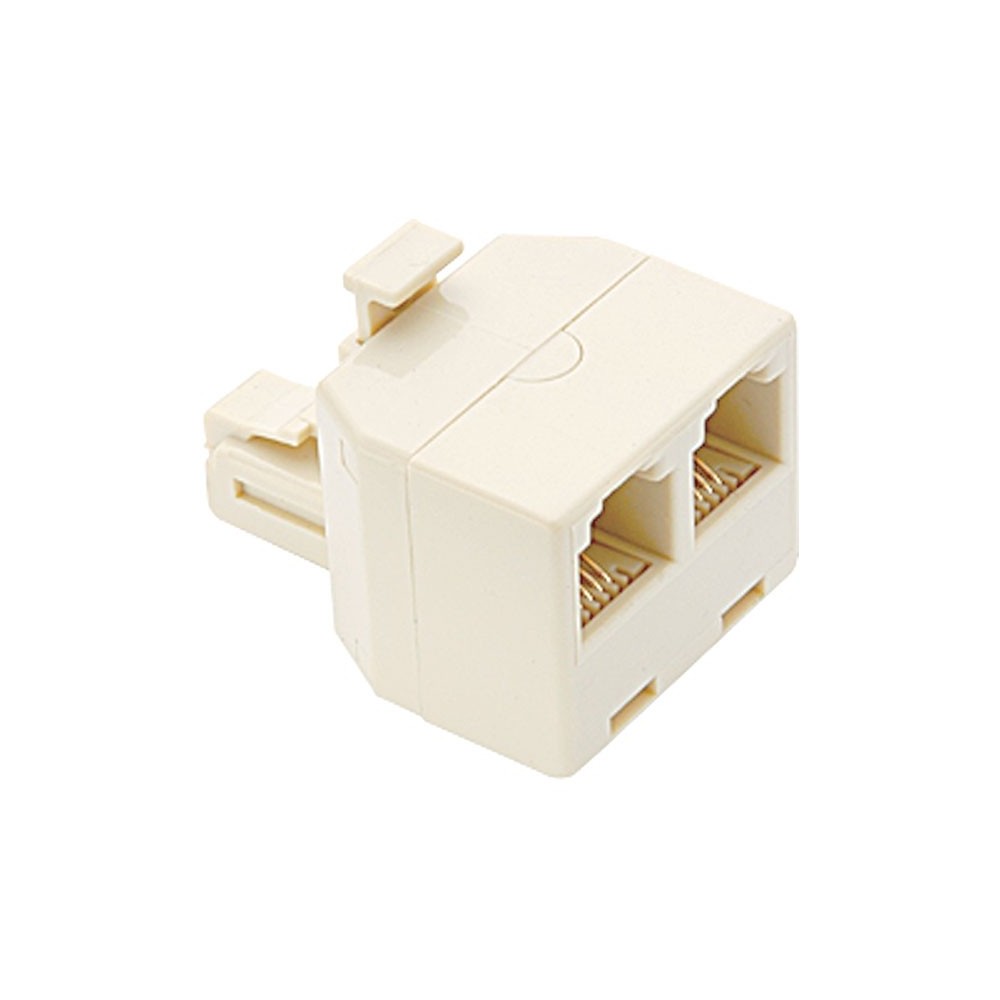FICHA/ADAPTADOR TELEFONE 1xMACHO / 2xFEMEA FICHA/ADAPTADOR TELEFONE 1xMACHO / 2xFEMEA