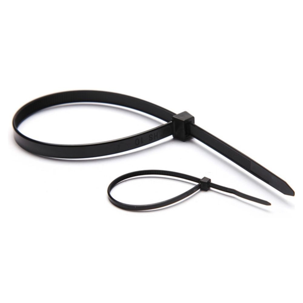 ABRACADEIRAS NYLON 200x4.8 PRETAS (PACK 50)