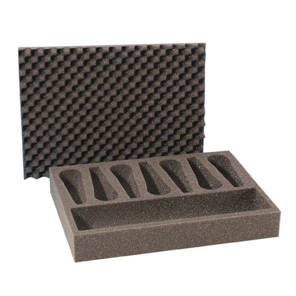 ESPONJA SUPORTE 7 MICROFONES PARA GAVETA DE RACK