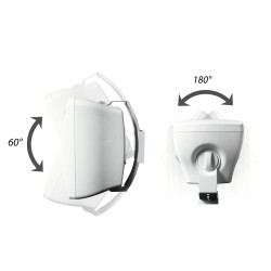 OMNITRONIC OD-5 CONJ 2 MONITORES 5" 8R 35W IP65 BRANCOS