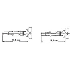 TERMINAL FEMEA 0.5-2.1mm2  20AWG 14AWG