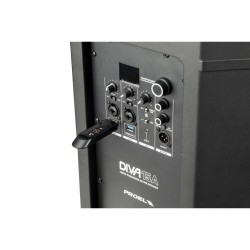 PROEL DIVA15A COLUNA AMPLIFICADA 15" DSP 1000W COM BT