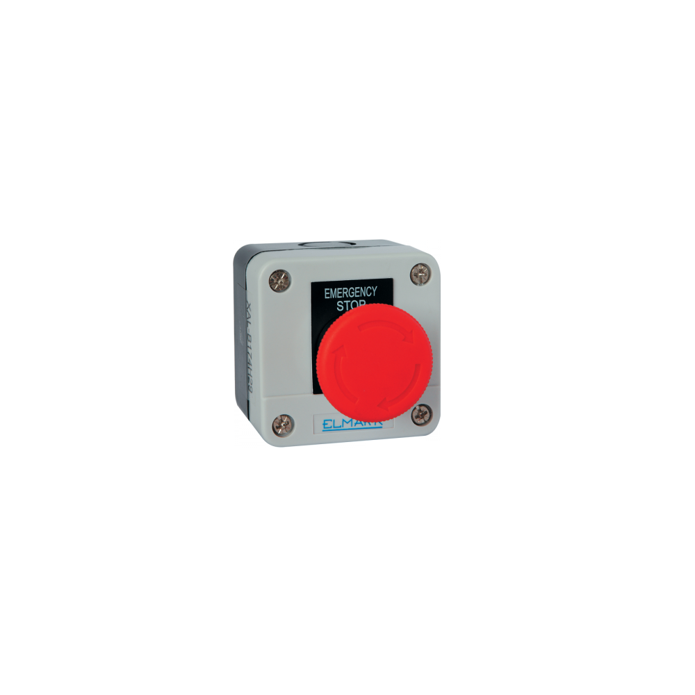 BOTÃO DE EMERGÊNCIA IP44 400V NC