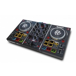NUMARK PARTY MIX LIVE CONTROLADOR COM COLUNAS E LUZES LED