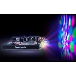 NUMARK PARTY MIX LIVE CONTROLADOR COM COLUNAS E LUZES LED